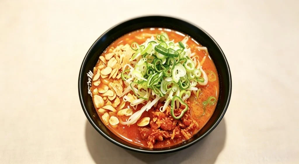 秋葉原で味わう背脂香るピリ辛ラーメンの魅力